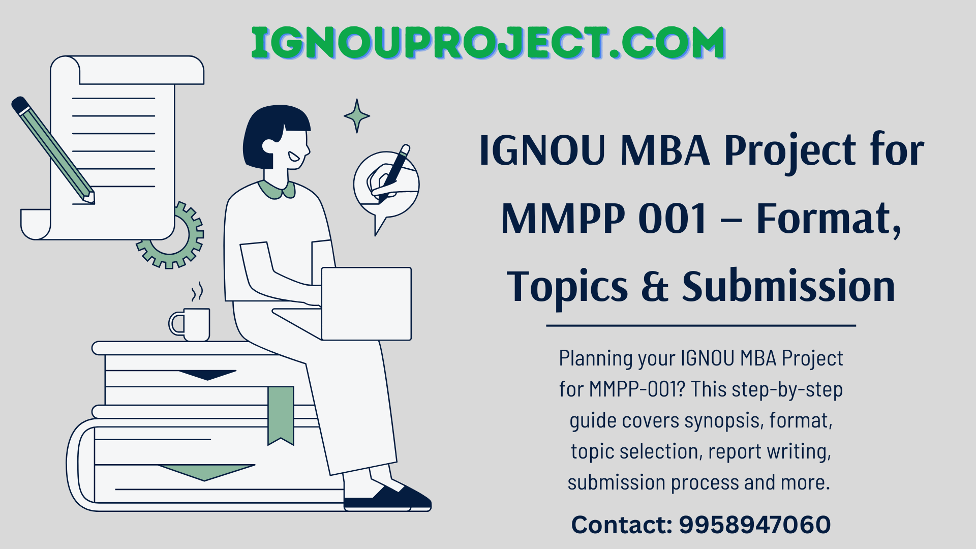IGNOU MBA Project for MMPP 001 – Format, Topics & Submission