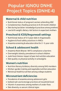 Popular IGNOU DNHE Project Topics