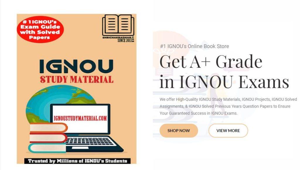ignou study material