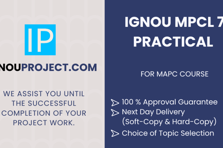 IGNOU MPCL 7 Practical