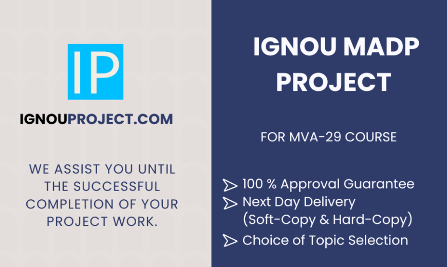 ignou madp project mva 29