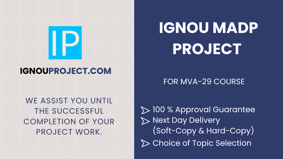 ignou madp project mva 29