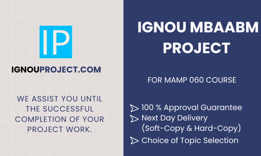 ignou mbaabm project