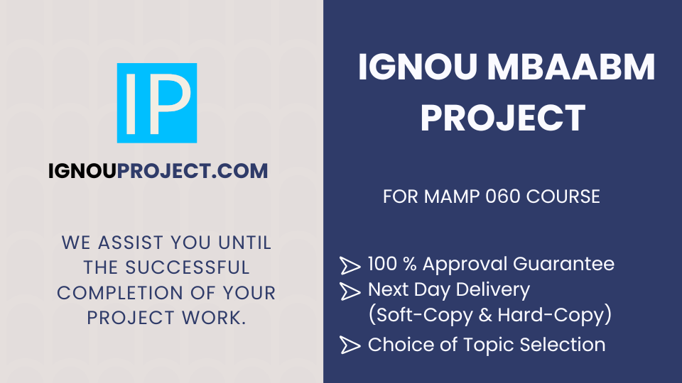 ignou mbaabm project