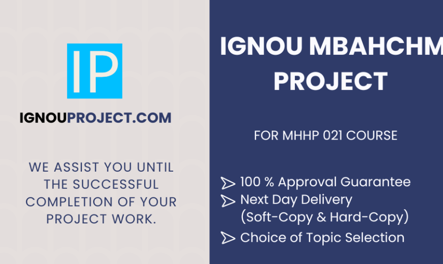 ignou mbahchm project