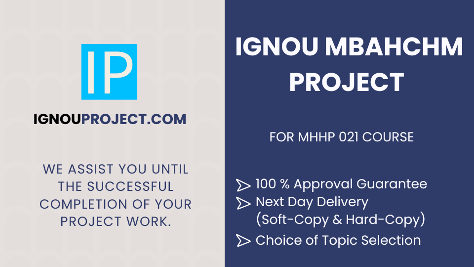 ignou mbahchm project