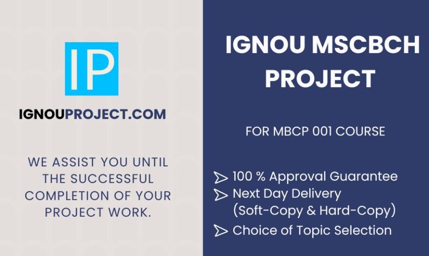 ignou mscbch project mbcp 1