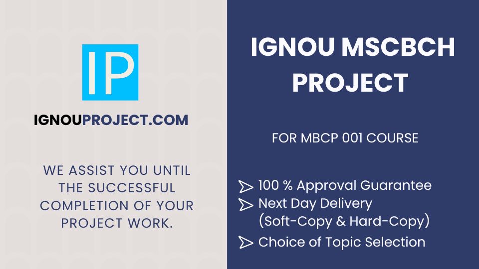 ignou mscbch project mbcp 1