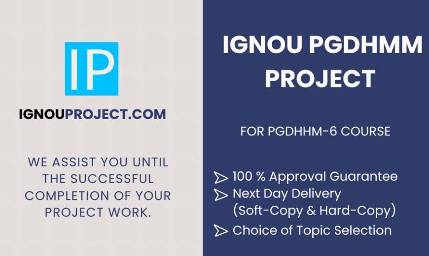 ignou pgdhhm project