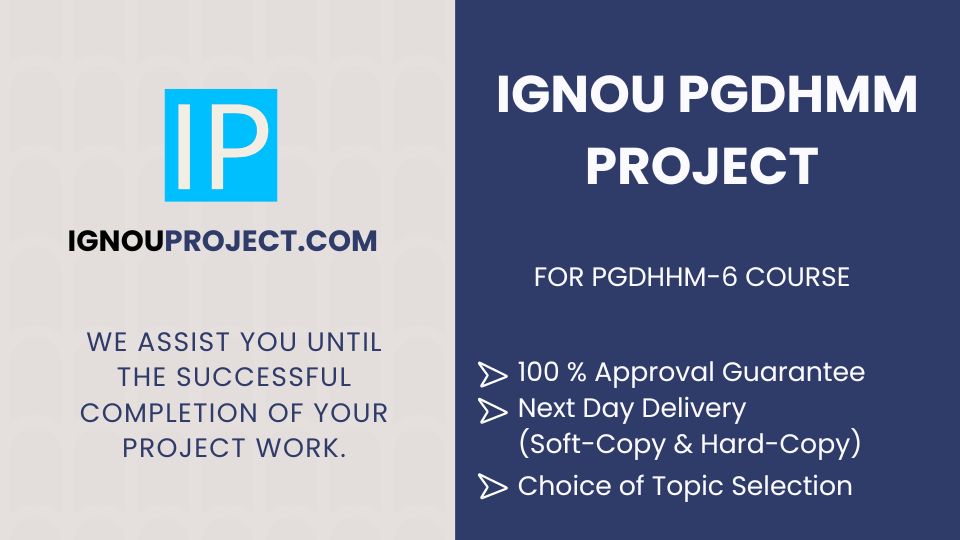 ignou pgdhhm project