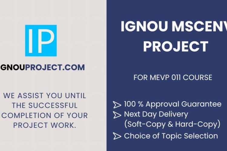 ignou mscenv project