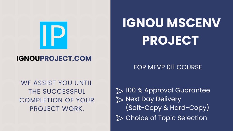 ignou mscenv project