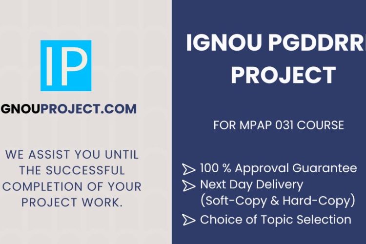 ignou pgddrrm project