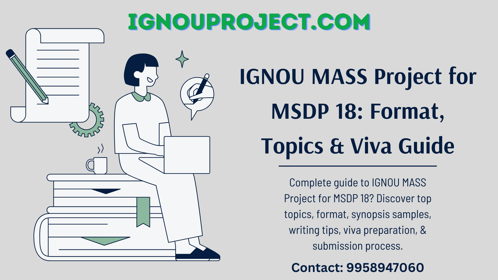 IGNOU MASS Project for MSDP 18: Format, Topics & Viva Guide