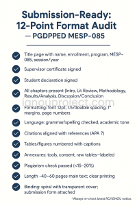 12-Point Format Audit (Before Submission)