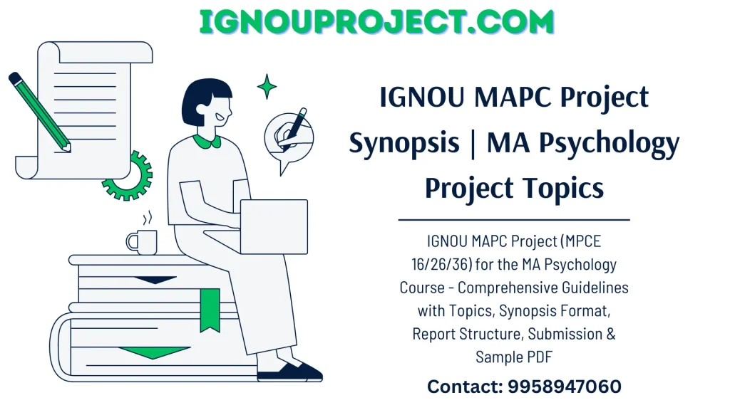 IGNOU MAPC Project Synopsis and MA Psychology Project Topics