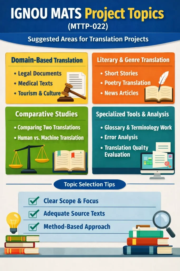 IGNOU MATS Project Topics (MTTP-022)