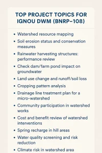 Top Project Topics for IGNOU DWM (BNRP-108)