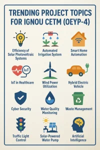 Trending Project Topics for IGNOU CETM (OEYP-4)