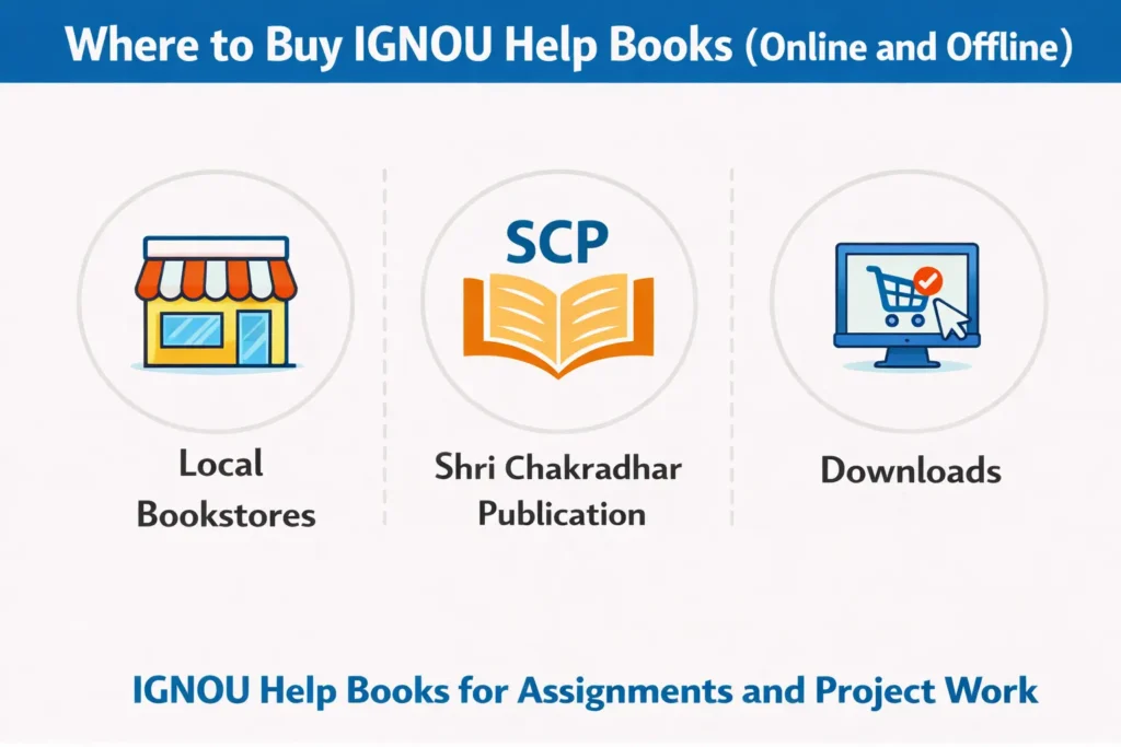Where to buy IGNOU help books