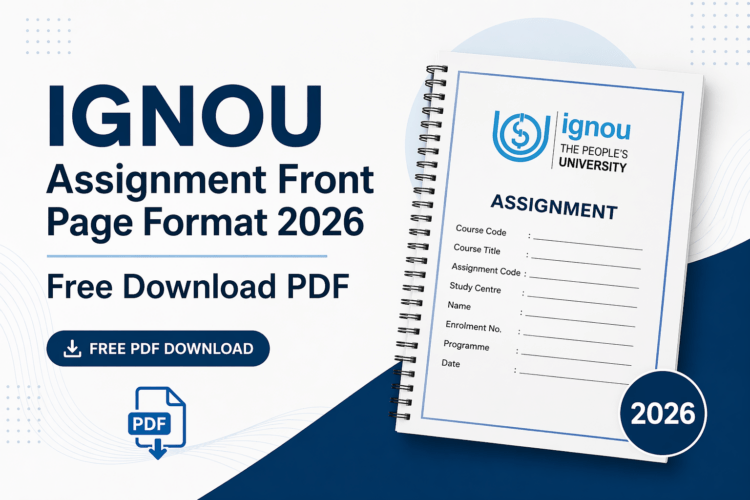Ignou Assignment Front Page