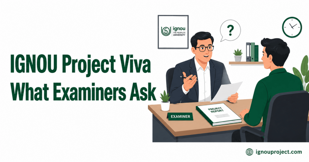 IGNOU project viva focus areas by programme — MBA, psychology, education, tourism