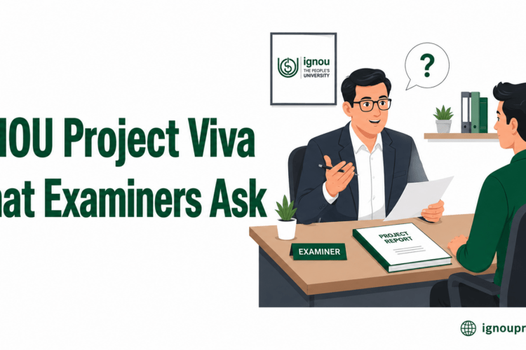 IGNOU project viva focus areas by programme — MBA, psychology, education, tourism